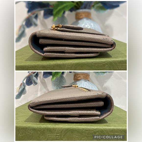 PRADA Multicolor Bifold Wallet On Chain With Card Case - Picture 14 of 16